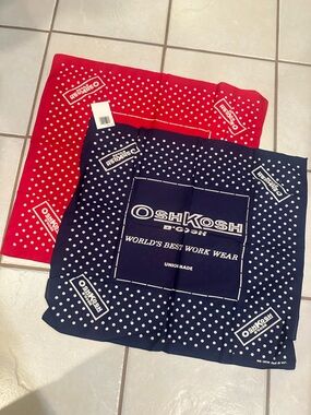 VINTAGE OshKosh Bandanas | Set of 2